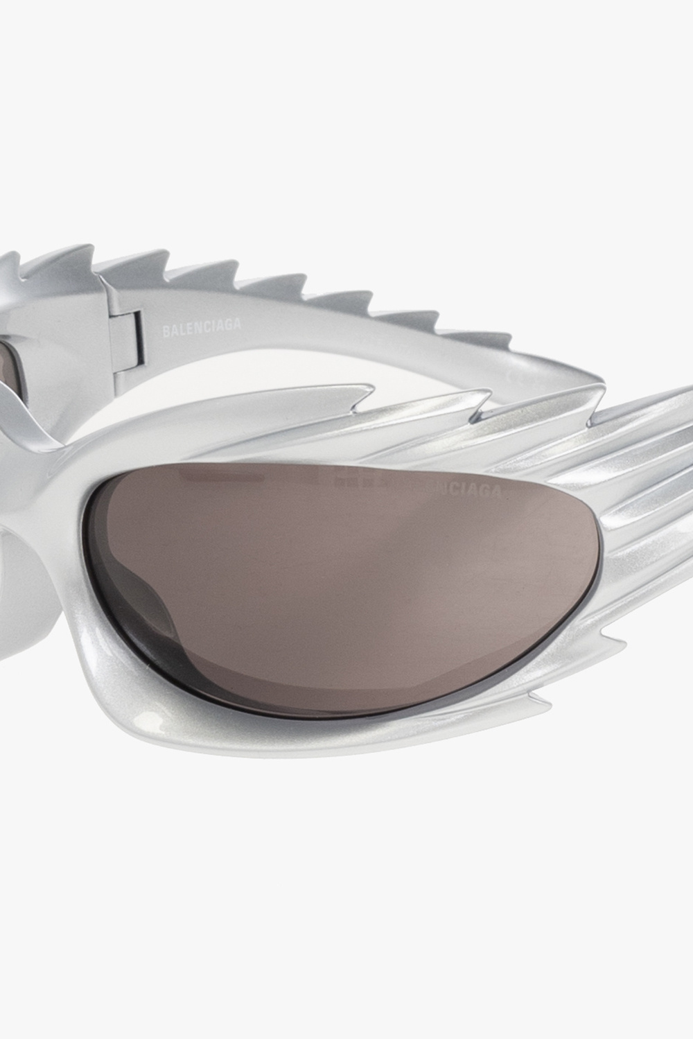 GenesinlifeShops KR - Silver 'Spike Rectangle' sunglasses 